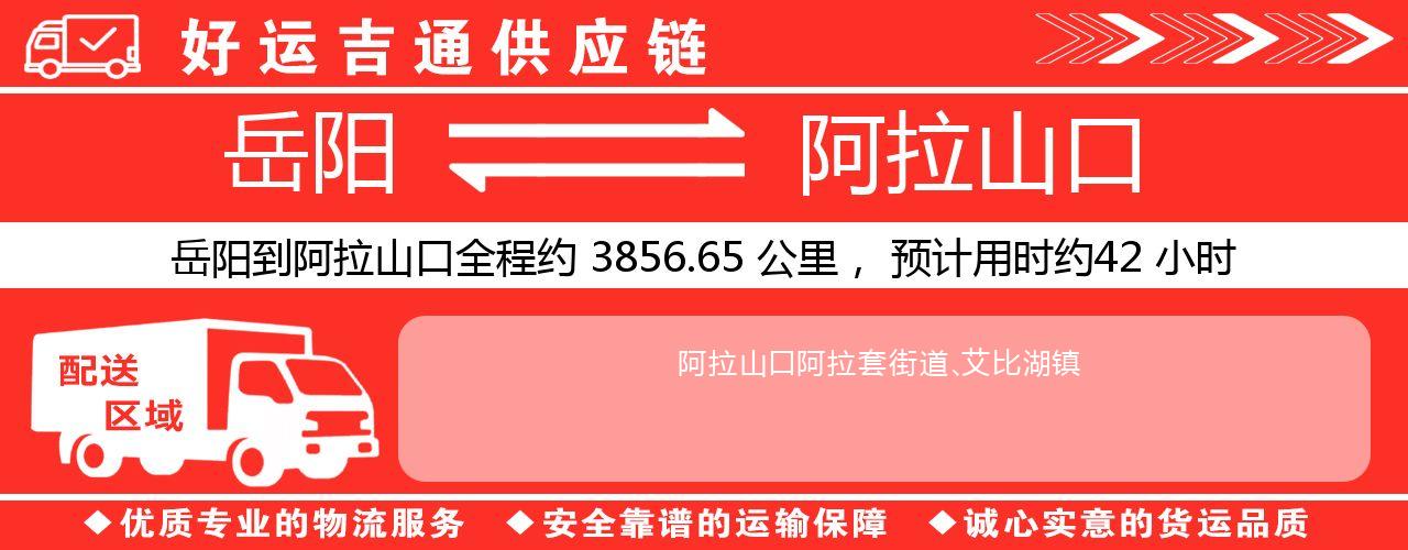 岳阳到阿拉山口物流专线-岳阳至阿拉山口货运公司