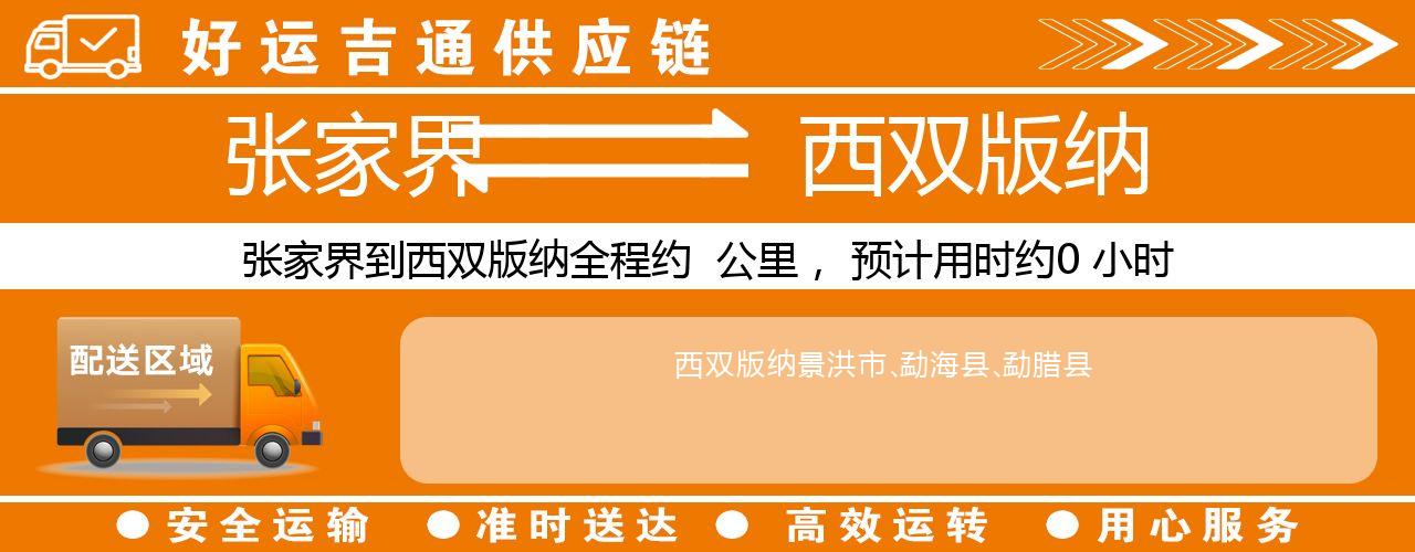张家界到西双版纳物流专线-张家界至西双版纳货运公司